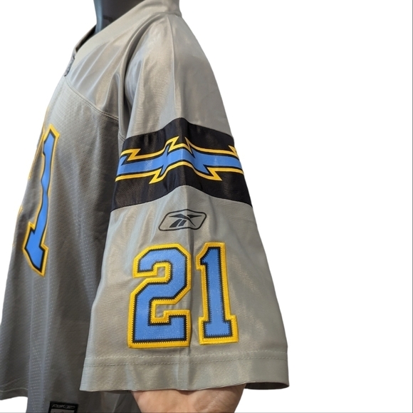Nfl San Diego Chargers LaDainian Tomlinson grey jersey XL #21 - Picture 3 of 7